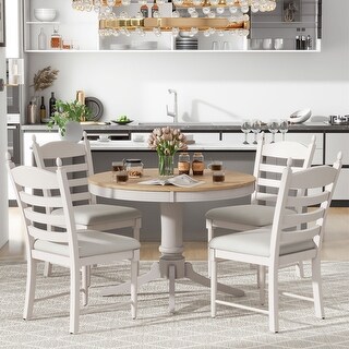 5-Piece Retro Functional Dining Table Set - Bed Bath & Beyond - 38186092