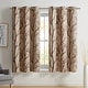 preview thumbnail 47 of 54, VCNY Home Kingdom Branch Blackout Curtain Panel 40" x 63" - Taupe