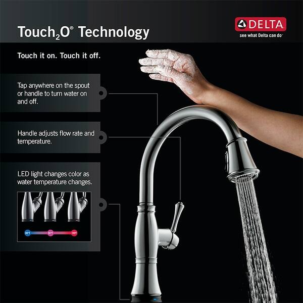 Shop Delta 1914t Cold Only Beverage Faucet With On Off Touch