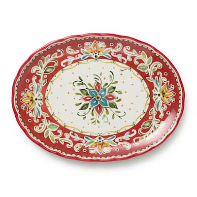 Certified International Provence Oval Platter 16" x 12" - 16"W x 12"D x 1.25"H