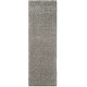 preview thumbnail 159 of 187, SAFAVIEH California Premium Shag Izat 2-inch Thick Area Rug 2'3" x 7' Runner - Silver - Runner