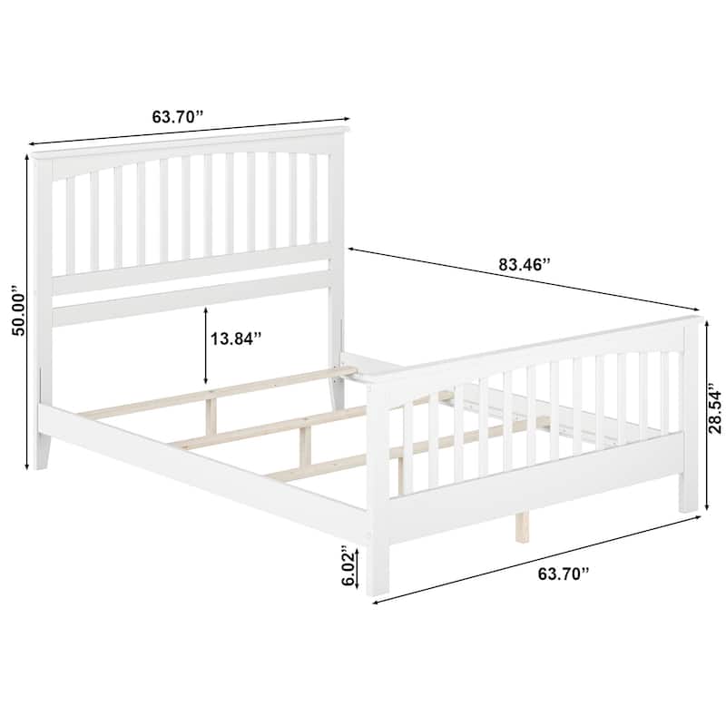 Brooklyn Foundation Bed Frame with Matching Footboard