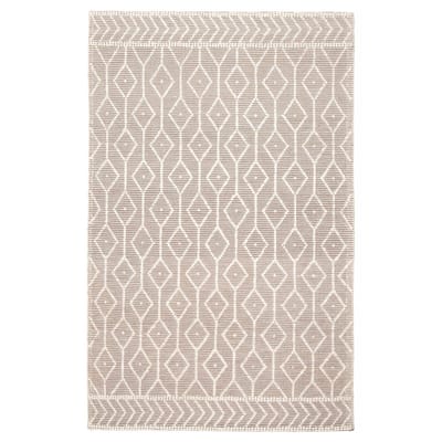 ECARPETGALLERY Braid weave Sienna Taupe Wool Rug - 5'0 x 7'11
