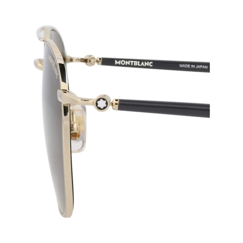Montblanc Aviator-Frame Metal Sunglasses