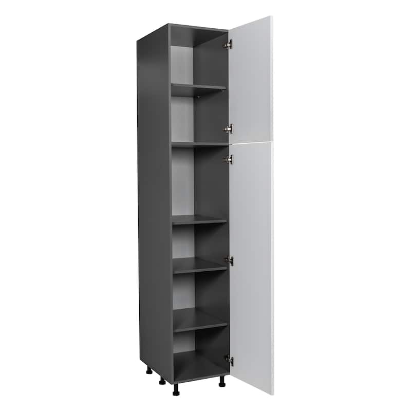 18" x 96" Utility Cabinet-Double Door-Grey - 18 x 96 x 23 3/8