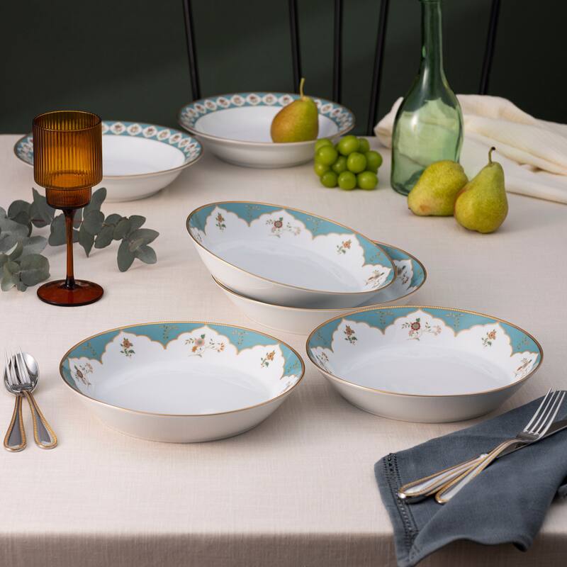 Lodi's Morning Set of 4 Coupe Dinner Bowls, 9-3/4", 43 oz.