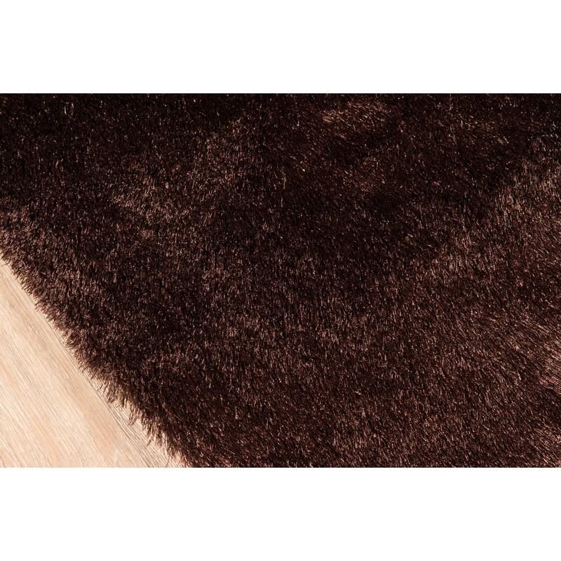 Momeni Luster Shag Hand Tufted Polyester Contemporary Solid Shag Rug