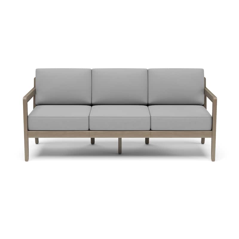 Homestyles Sustain Gray Wood Outdoor Sofa - 69" x 29" x 31"
