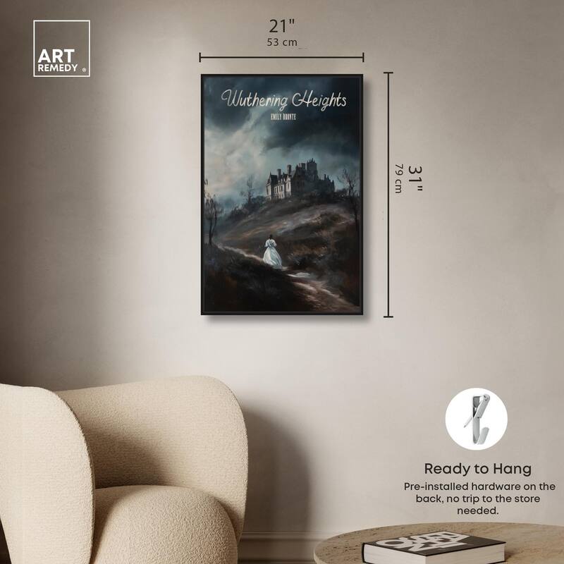 Wuthering Heights Cover Canvas by Art Remedy