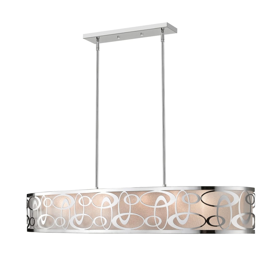 Z-Lite Opal 8 Light 55" Wide Linear Chandelier