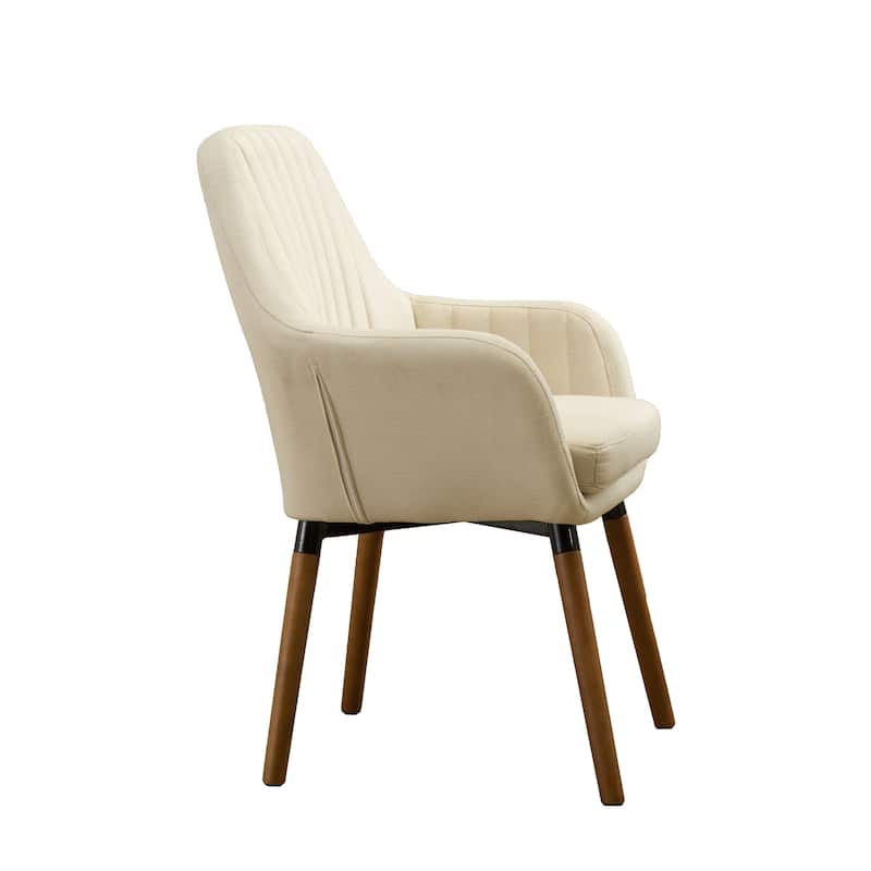 Contemporary Fabric Upholstered Accent Chair