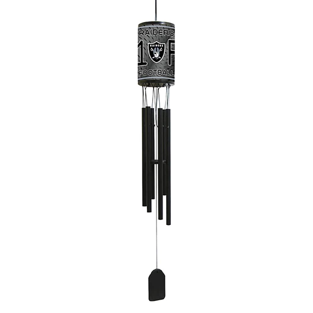 NFL Wind Chime, #1 Fan with Team Logo, Las Vegas Raiders