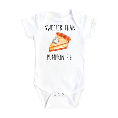 Pie Cutie - Baby Boy Girl Clothes Infant Bodysuit Funny Cute Newborn 1E