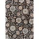 preview thumbnail 27 of 75, Lily Hand-tufted Transitional Floral Pattern Wool Area Rug 8' x 11' - Black - Runner/Rectangle