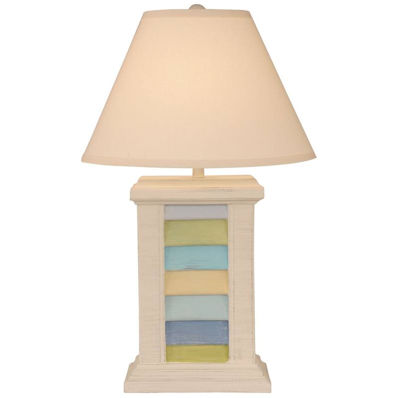 Coastal Shape Shutter Table Lamp