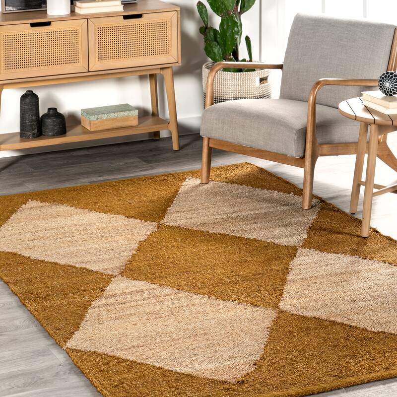 Nuloom Pandora Diamond Jute Area Rug