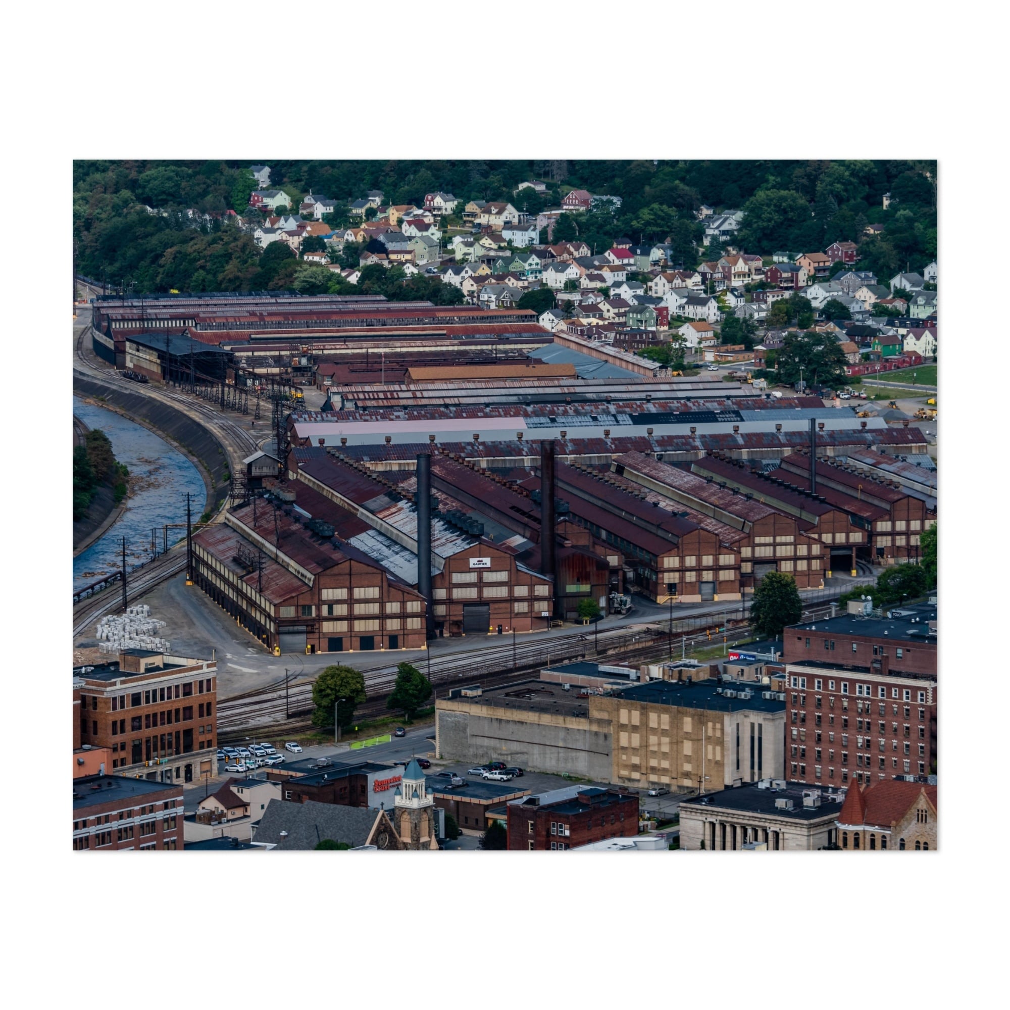 Johnstown Pennsylvania Steel Mills of Johnstown Tree Art Print/Poster - Bed  Bath \u0026 Beyond - 34873275, image size:2000x2000