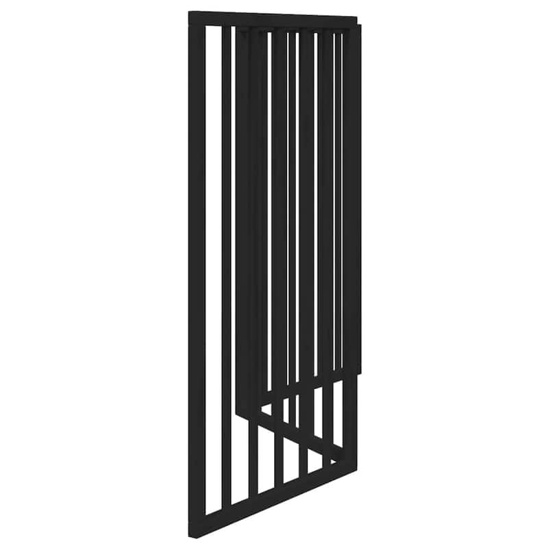 vidaXL Dog Gate Foldable Poplar Wood