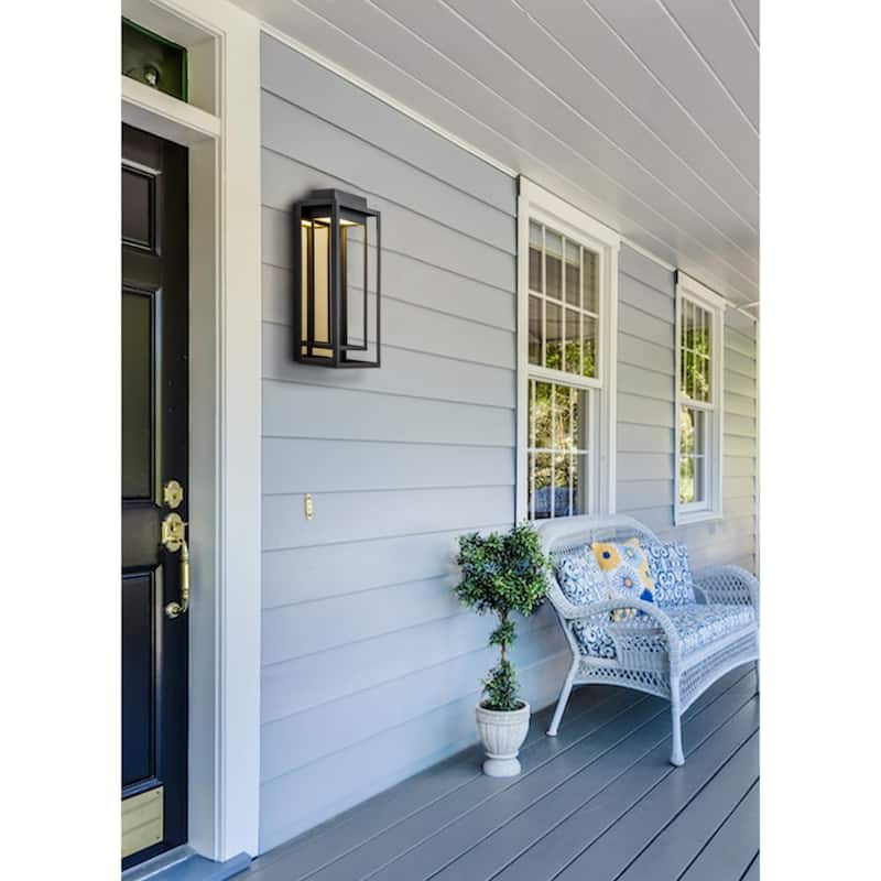 Modern Outdoor LED Wall sconce - Black