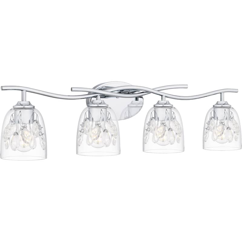 Ansley 4-Light Polished Chrome Bath Light