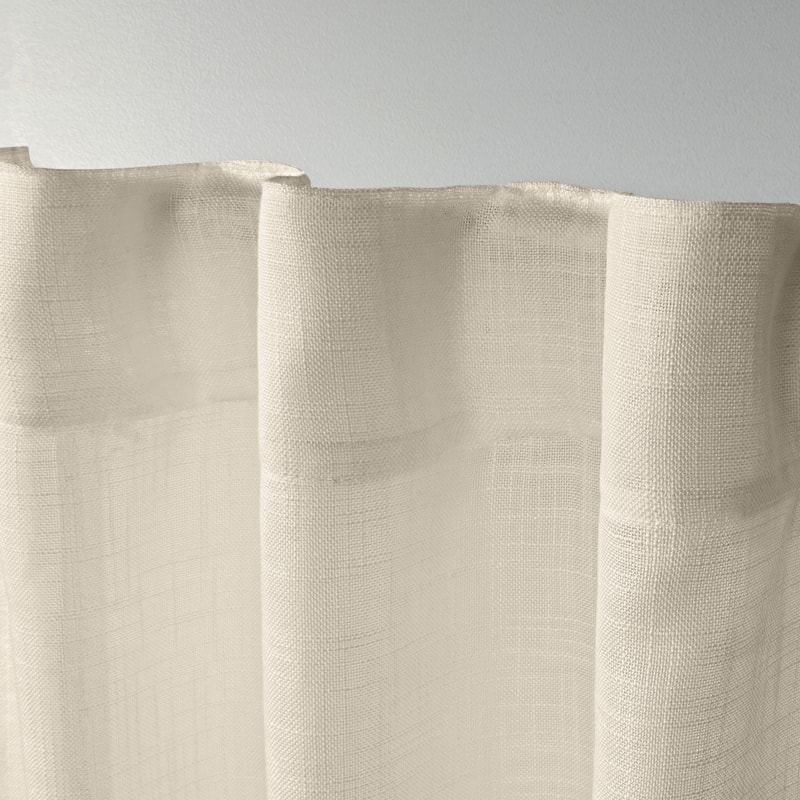 ATI Home Bella Sheer Hidden Tab Top Curtain Panel Pair