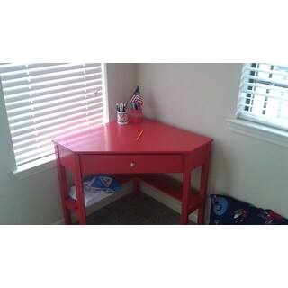 Shop Simple Living Ellen Red Corner Desk On Sale Ships To
