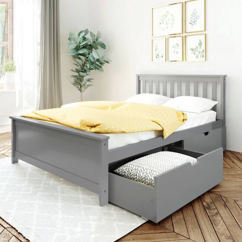 Max and Lily Full Bed with Under Bed Storage Drawers
