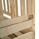preview thumbnail 77 of 118, Wood Cribs Convertible Toddler Bed with Fence Guardrails and 2 Drawers Split into Independent Floor Bed and Daybed Slat Support