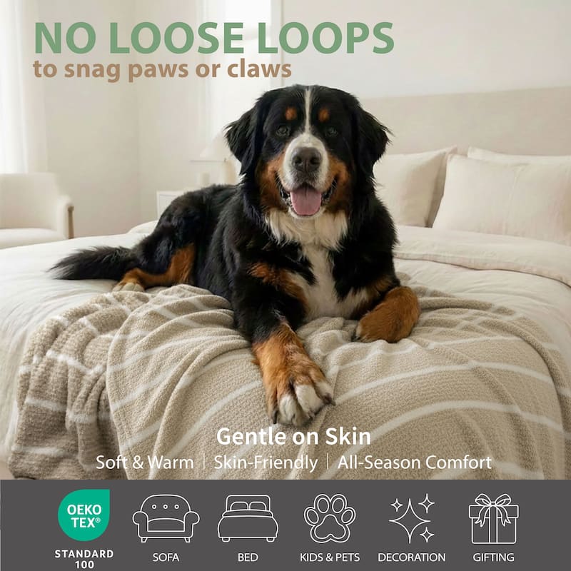 Ultra Soft Cozy Knit Throw Blanket