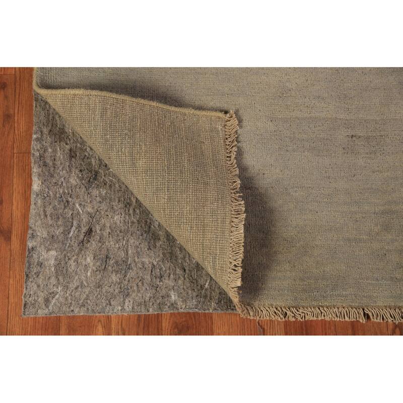 Modern Gabbeh Runner Rug Handmade Wool Carpet - 2'9" x 9'9"