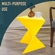 preview thumbnail 82 of 184, Randolph Indoor Side Table - Lightweight Triangular Design Accent End Table for Home Office Living Room and Bedroom, No Assembly