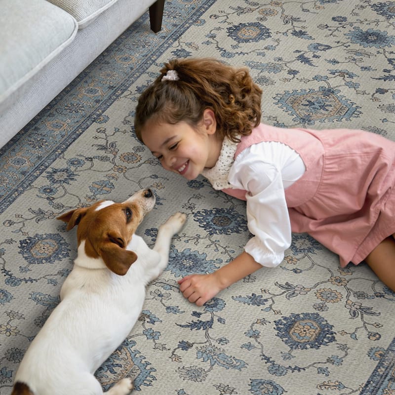 Mcow Low Pile Machine Washable Non-Slip Area Rug