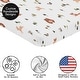 preview thumbnail 2 of 5, Sweet Jojo Designs Woodland Animals Boy, Girl, Unisex/Gender Neutral Fitted Mini Portable Crib Sheet - Sage Green Forest Friends