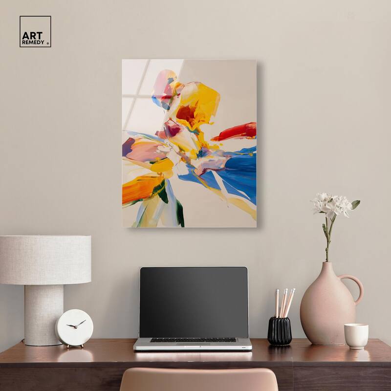 Flippant Bloom I Acrylic by Art Remedy, Ready to Hang