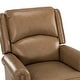 preview thumbnail 36 of 62, Ilario 32.67'' Wide Genuine Leather Manual Rocker Recliner, Set of 2