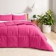 preview thumbnail 59 of 138, Bare Home Hypoallergenic Down Alternative Comforter Set Queen - Pink