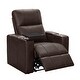 preview thumbnail 19 of 52, Abbyson Rider Theater Power Recliner with USB Ports and Cupholders