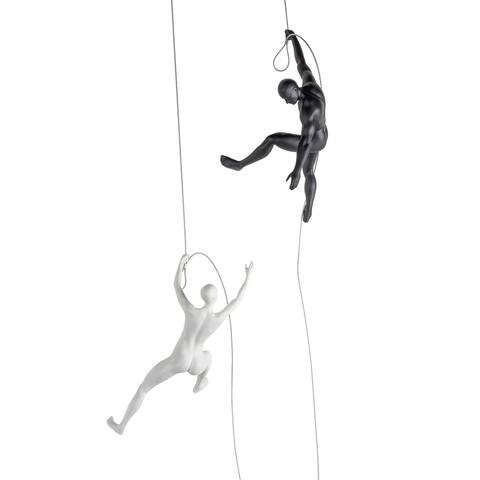 Modern Wall Decor - Climbing Couple - Set of two climbers - N/A