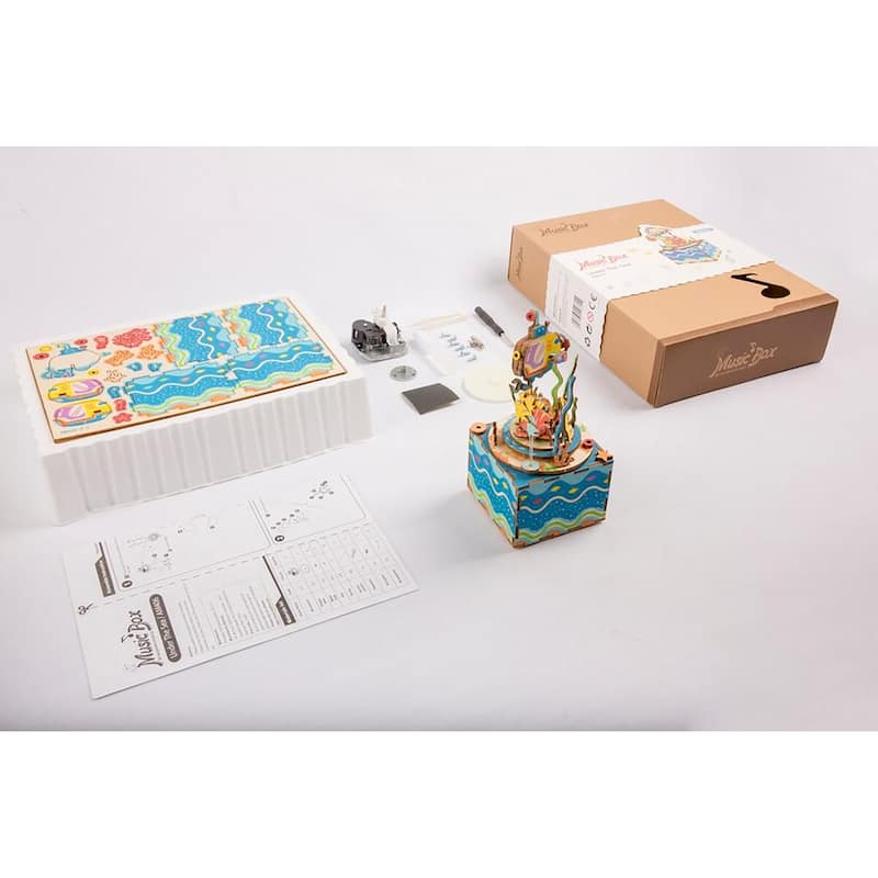 DIY 3D Music Box Puzzle - Under the Sea - 81pcs