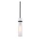 preview thumbnail 1 of 9, Vaxcel Lighting P0419 5" Wide Suspension Mini Pendant Matte Black