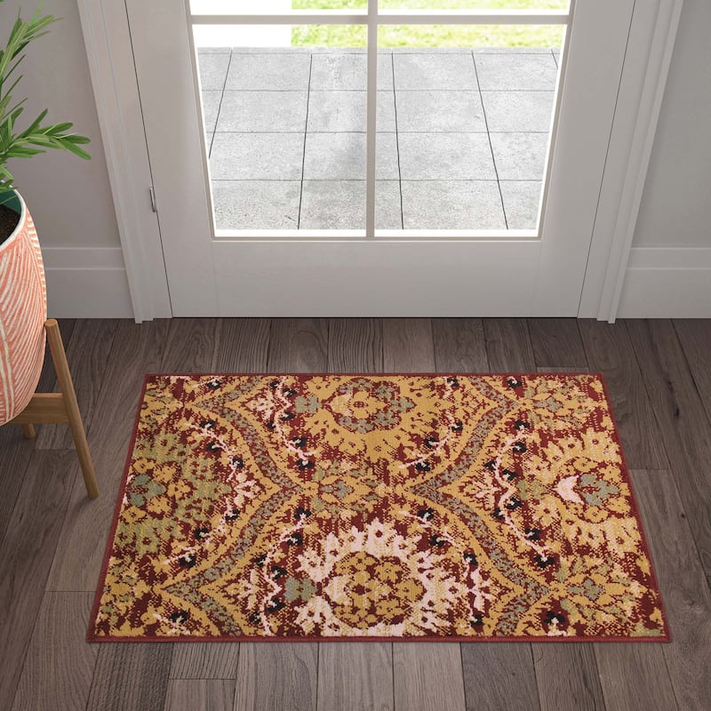 Superior Oriental Traditional Indoor Area Rug