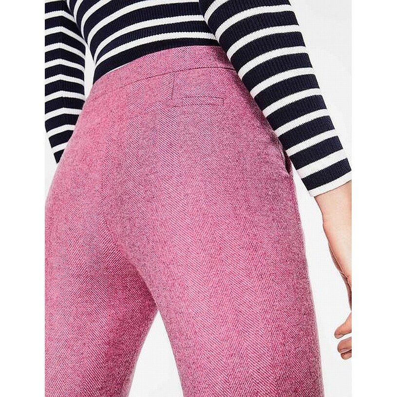 Shop Boden Pink Women S Size 4 British Tweed Trousers Dress Pants