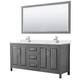 Option Dark Gray, Chrome Trim, Giotto Quartz Top