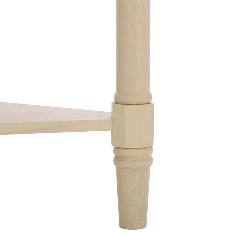 SAFAVIEH Calla Grey Corner Table - 33.9" x 17.3" x 28" - 34"W x 17"D x 28"H