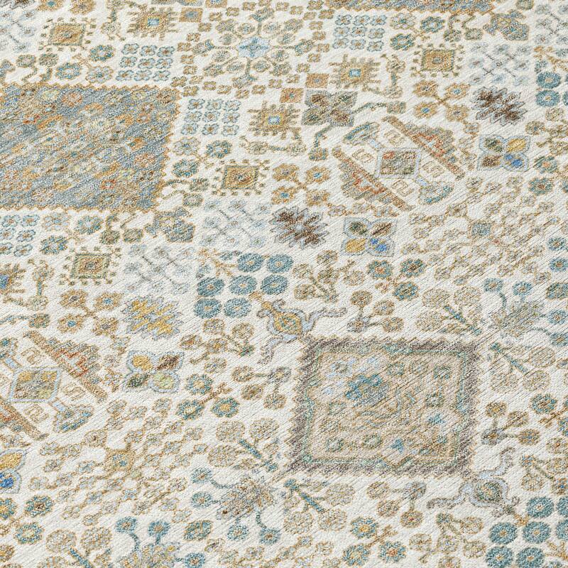 Machine Washable Indoor/ Outdoor Global Bidunga Chantille Rug