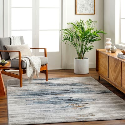 Livabliss San Fran Modern Watercolor Area Rug