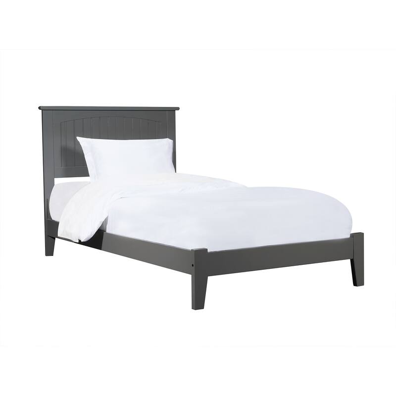 Platform Bed - Storage Bed with Flat Panel Footboard & USB Charger