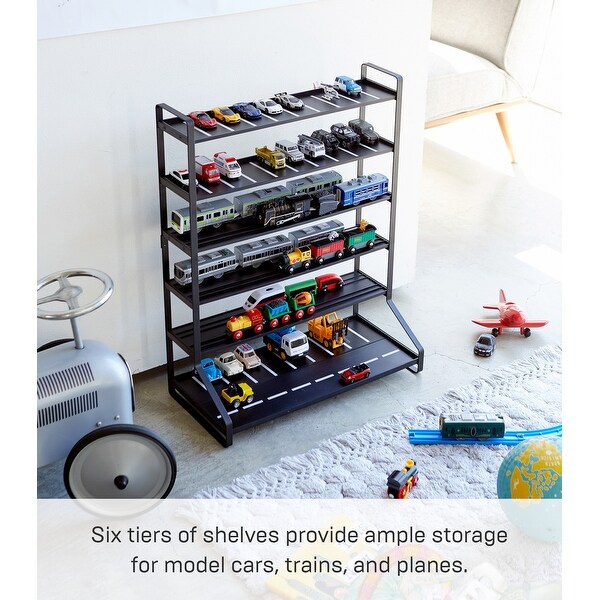 Yamazaki Home Kids' Parking Garage, Steel - L 9.45 x W 20.08 x H