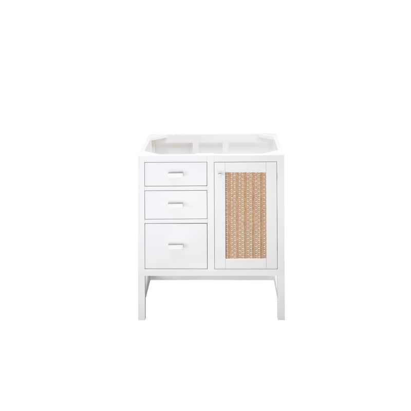 James Martin Vanities Addison 30" Single Vanity, Glossy White