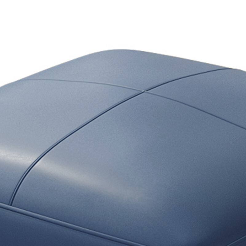 22"/ 35"/ 43" W Rectangular Modern Genuine Leather Ottoman Set of 2